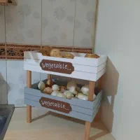 فروش سبد سیب زمینی و پیاز