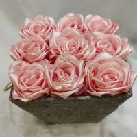 گل مصنوعی با روبان|گل مصنوعی|رباطکریم, رباطکریم|دیوار