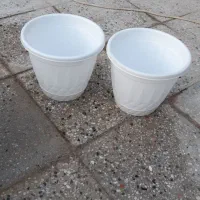 گلدان پلاستیکی محکم وسالم وتمیز در حد نو|گل و گیاه طبیعی|ری, شهرک نظامی|دیوار