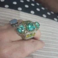 انگشترهفت سنگ قدیمی دست سازپاکستان