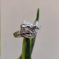 انگشتر نقره زنانه عروس نامزدی نشان|جواهرات|تهران, امیریه|دیوار