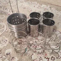 سه عدد جا قاشقی استیل