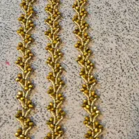 دوخت انواع منجق دوزی روسرینوار کلاه پذیرفته میشه