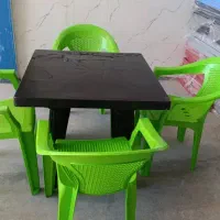 ست میز وصندلی پلاستیکی غذاخوری کد 700|میز و صندلی غذاخوری|شهرکرد, |دیوار