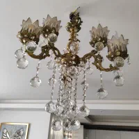 لوستر برنز ۳ شاخه