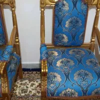 مبل سلطنتی ۹ نفره|مبلمان خانگی و میز عسلی|خواف, |دیوار