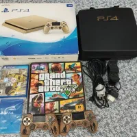 ps4 یک ترابایت دو دسته همراه با کیف و کارتون