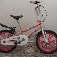 دوچرخه ۱۶ صورتی سالم