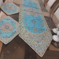 رومیزی ترمه و سنگ دوزی|پرده، رانر، رومیزی|تهران, افسریه جنوبی|دیوار