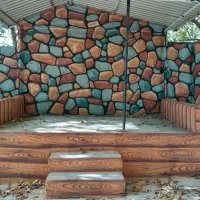 نقاشی و زیبا سازی دیوار قزوینه