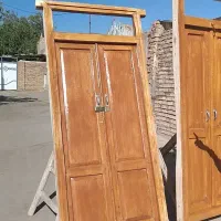 درب پنجره چوبی قدیمی|مصالح و تجهیزات ساختمان|نیشابور, خیام|دیوار