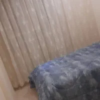 پرده حریر طرح دار