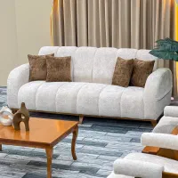 مبل چستر لوبیایی راحتی ۷ نفره پارچه پورشه|مبلمان خانگی و میز عسلی|قزوین, |دیوار