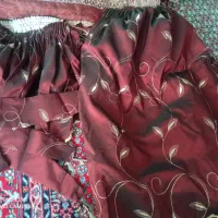 یک عدد پرده برای درب ورودی و یک عدد برای پنجره|پرده، رانر، رومیزی|محمدیه-قزوین, |دیوار
