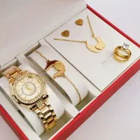 ست ساعت و زنجیر زنانه