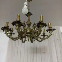 ۳ تا لوستر   دوتا ۸ شاخه یدونه ۶ شاخه برنزی