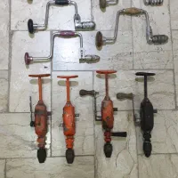 درل قدیمی دریل هندلی فردنگی لهستان آبیاری قطره ای|کلکسیون اشیاء عتیقه|اصفهان, خلیل آباد|دیوار