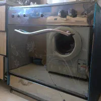 اجاق گازتمام استیل طرح فر