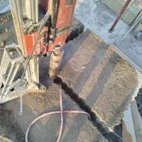 کرگیری و برش بتن و کاشت میلگرد