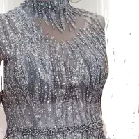 پیراهن مجلسی تمام سنگ وپولک