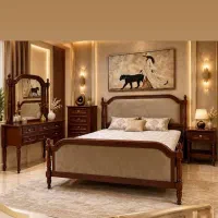 تخت دونفره چوبی/مبل والمون