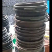 گلدان پلاستیکی کار کرده