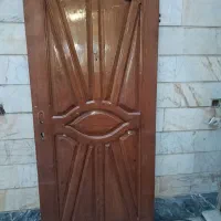 درب تمام چوب ورودی