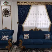 (پرده تور والان وقاب پرده )آماده