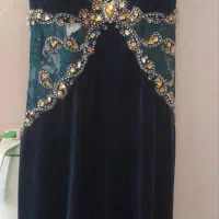 پیراهن مجلسی مخمل زنانه درحدنو