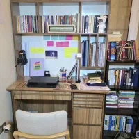 میزتحریر کشو دار و کتابخانه دار