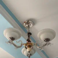 لوستر اتاق خواب سبک فلز بلوری فروش فوری