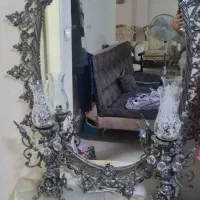 آیینه شمعدان برنزی