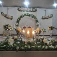 سفره عقد و جایگاه عروس و داماد