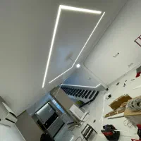 تولید ونصب لاینر سقفی و کابینتی|لامپ و چراغ|قم, دانش|دیوار