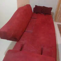 مبل راحتی ۴ نفره تختخوابشو|مبلمان خانگی و میز عسلی|اراک, |دیوار