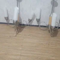 یک جفت لوستر ۳ شاخه|لوستر و چراغ آویز|بندر ماهشهر, |دیوار