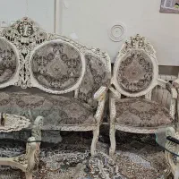 مبل ۹ نفره چوب گردو|مبلمان خانگی و میز عسلی|تبریز, |دیوار