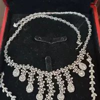 گردنبد و دستبند نقره