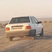 ماشین پراید سفید صبا