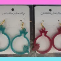 گوشواره رزینی یلدایی