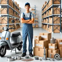 نیروی آقا با موتور جهت پخش و امور انبار