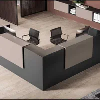 مبل ست شیک مدرن شرکت اداره چرم فوم راحت جلسه کانتر|دفتر کار|گرگان, |دیوار