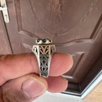 انگشتر نقره الماس روسی بسیار زیبا و دیدنی