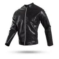 کاپشن چرم طرح پوست مار مردانه مدل Yasan|لباس|بم, |دیوار