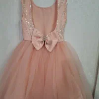 پیراهن دخترانه مجلسی فقط ی بار تن خورده|کفش و لباس بچه|اسلام‌شهر, مظفریه|دیوار