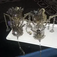 لوستر دیواری  دو شاخه  برنز|لوستر و چراغ آویز|چهارباغ, |دیوار