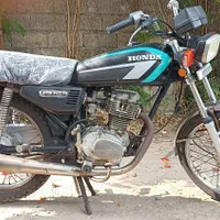 موتور هوندا ۱۲۵ مشکی|موتورسیکلت|لشت نشا, |دیوار