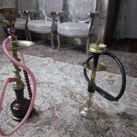 دو عدد قلیان یک عدد قلیان عربی و یک قلیان تنه برنج