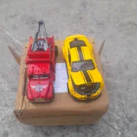 ماشین فلزی جرثقیل وماشین فلزی زرد