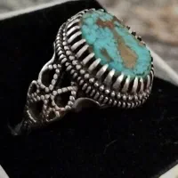 انگشتر نقره فیروزه نیشابور